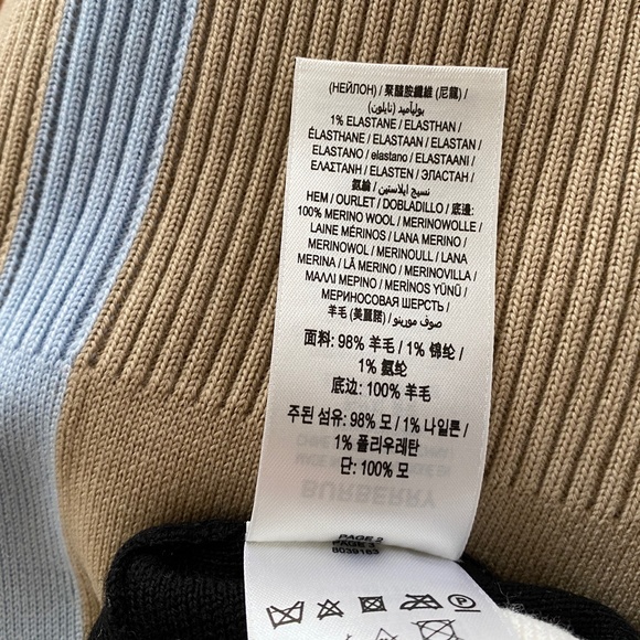 Burberry Kristen Logo Merino Wool Skirt XS US 2-4 - Picture 14 of 14